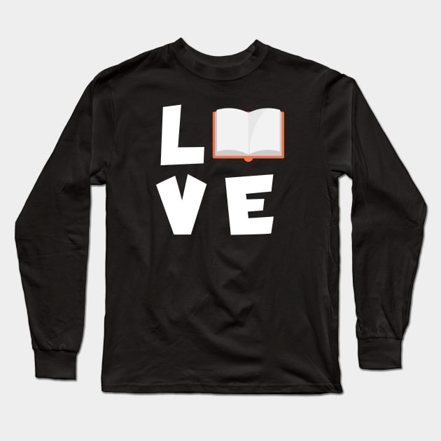 Book love Long Sleeve T-Shirt by maxcode